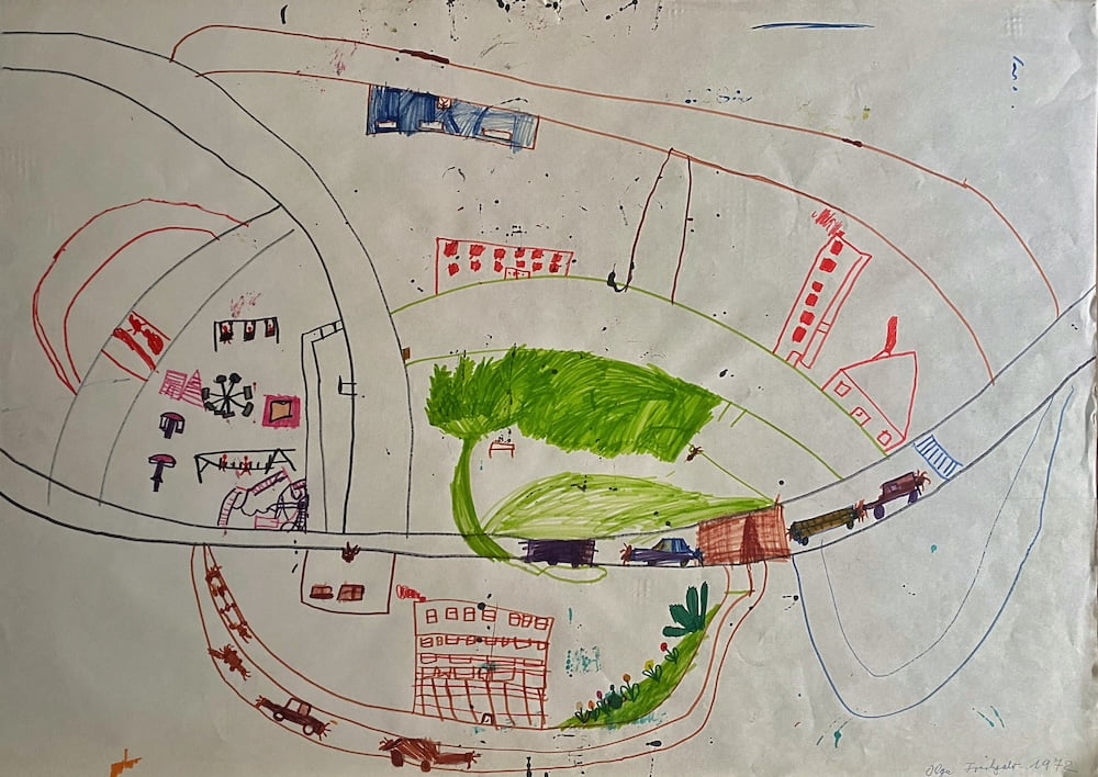 Stadtplan von Olga Lunow