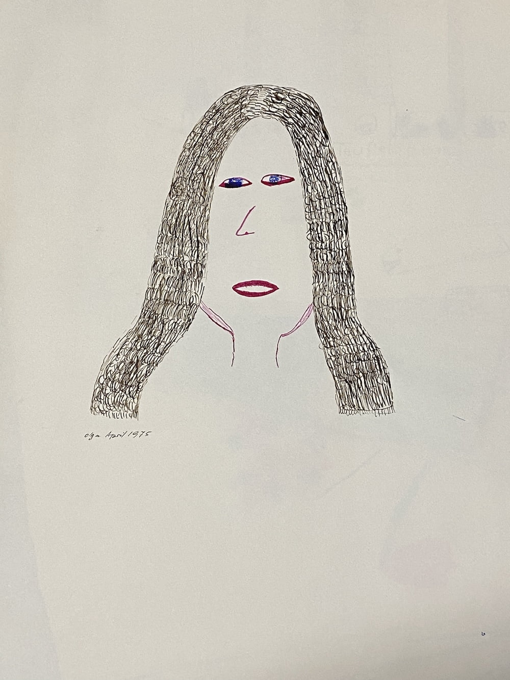 Aprilkopf von Olga Lunow