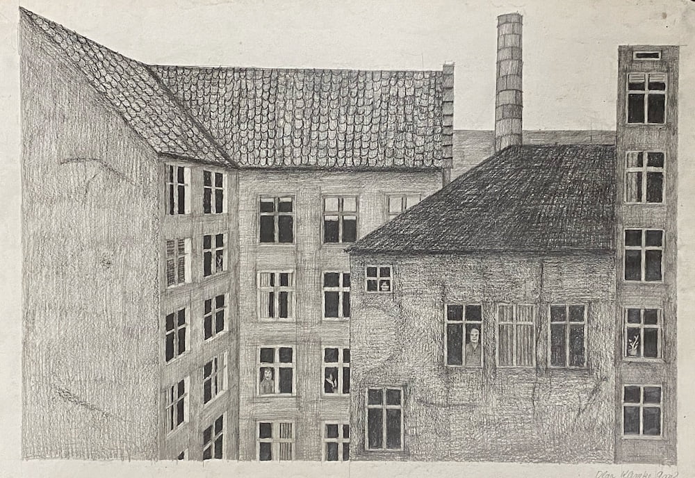 Hinterhof von Olga Lunow