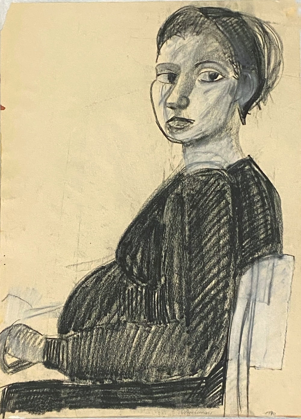 Selbstbildnis von Olga Lunow