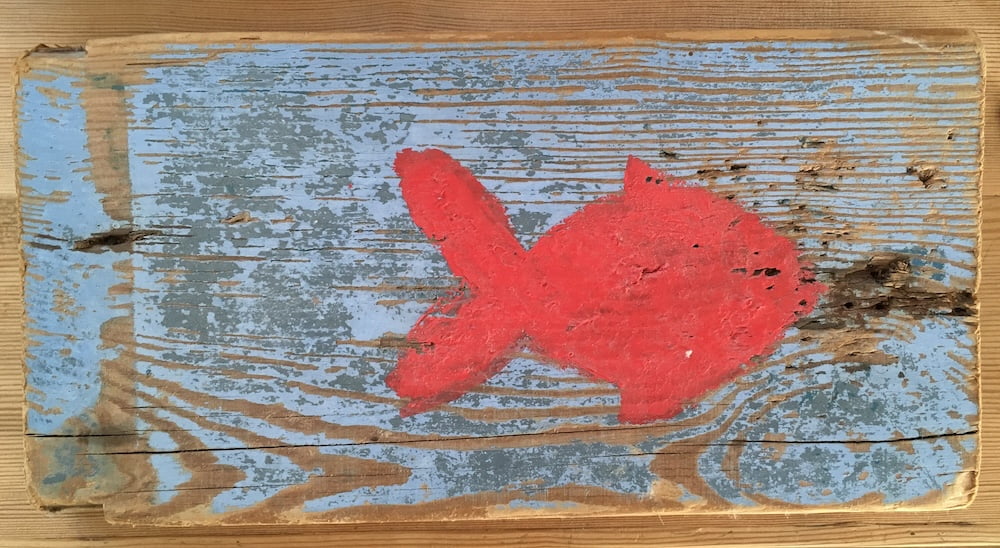 Roter Fisch von Olga Lunow
