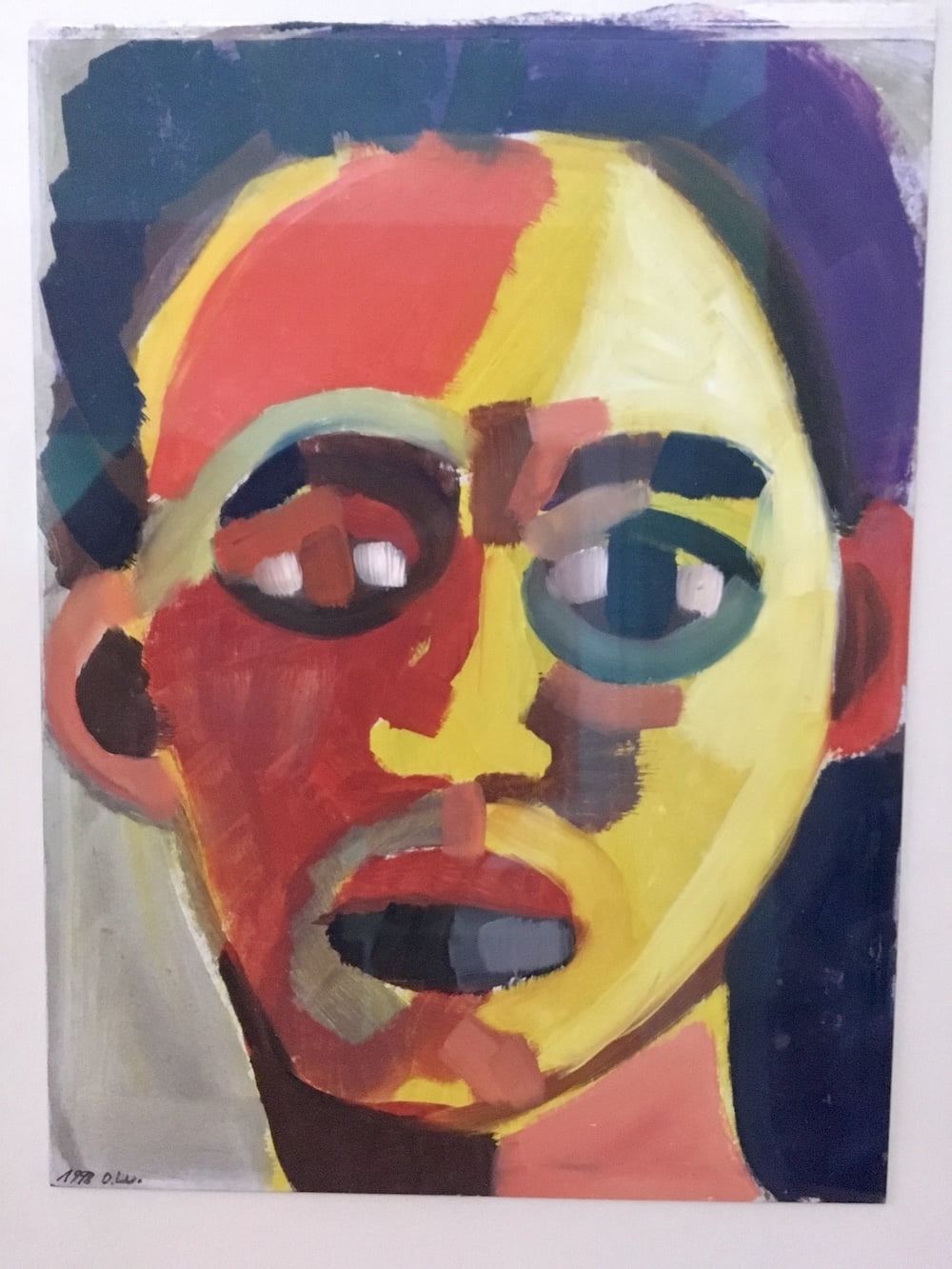 Selbstbildnis von Olga Lunow