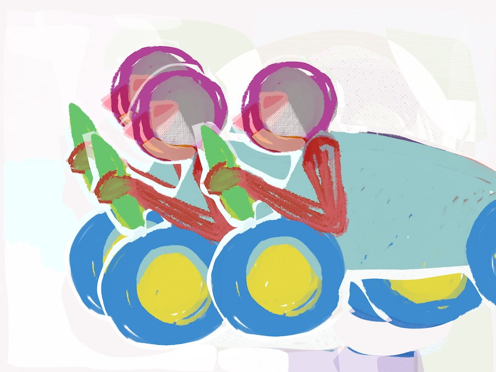 3 Racers von Olga Lunow